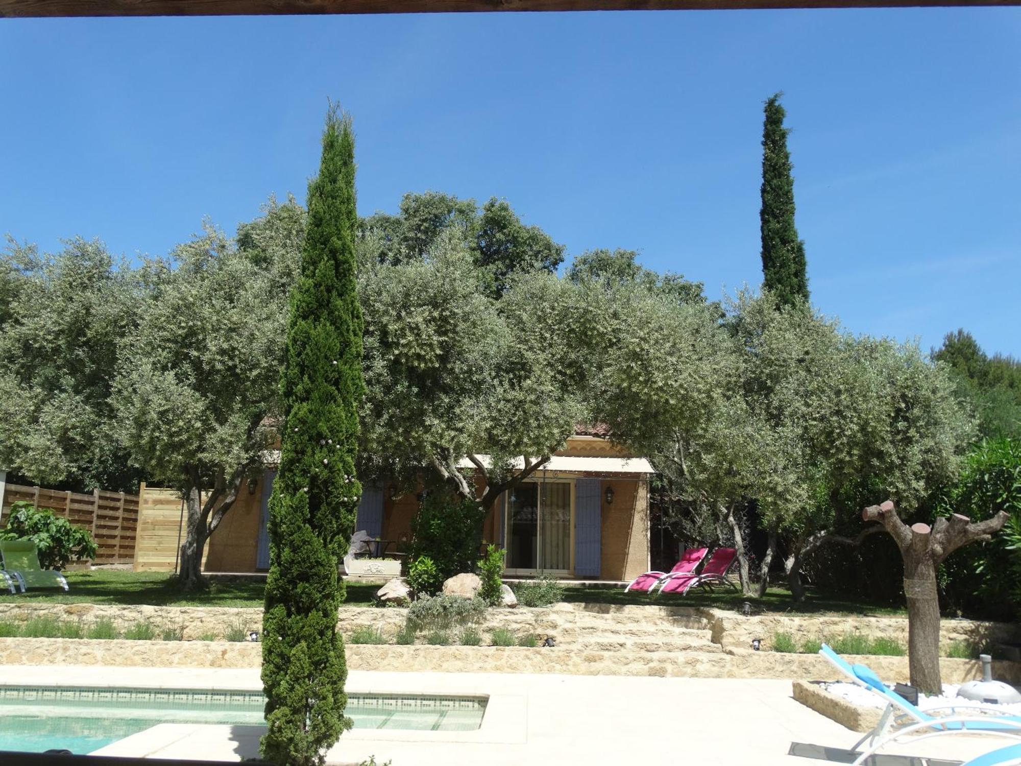 Gites En B&B Le Clos De La Cerise シャトーヌフ・デュ・パプ エクステリア 写真